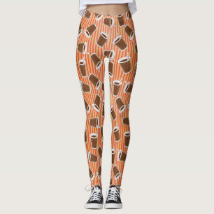 Schnellimbißmuster 2 leggings