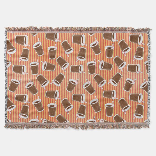 Schnellimbißmuster Decke (Vorderseite)