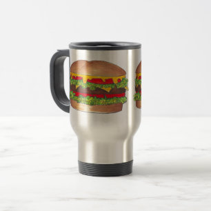 Schnellkochtopf für Hamburger Burger Cheeseburger Reisebecher