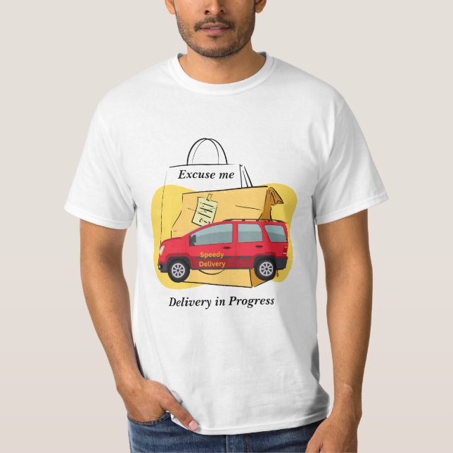 Schnelllieferung des Treibers T-Shirt (Vorderseite)