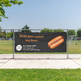 Schnellrestaurant oder Abendessen nach Maß Banner