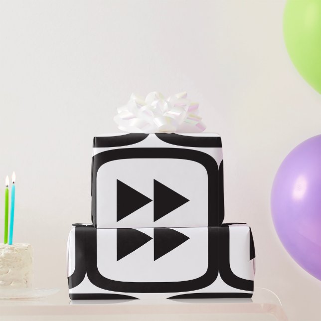 Schnellvorwärtssymbol Geschenkpapier (Von Creator hochgeladen)