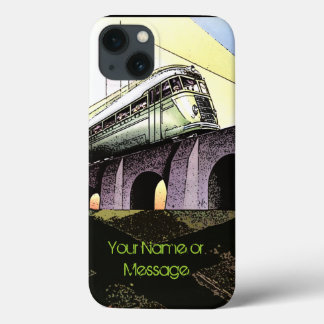 Schnellzug auf der Brücke (Personalisiert) Case-Mate iPhone Hülle