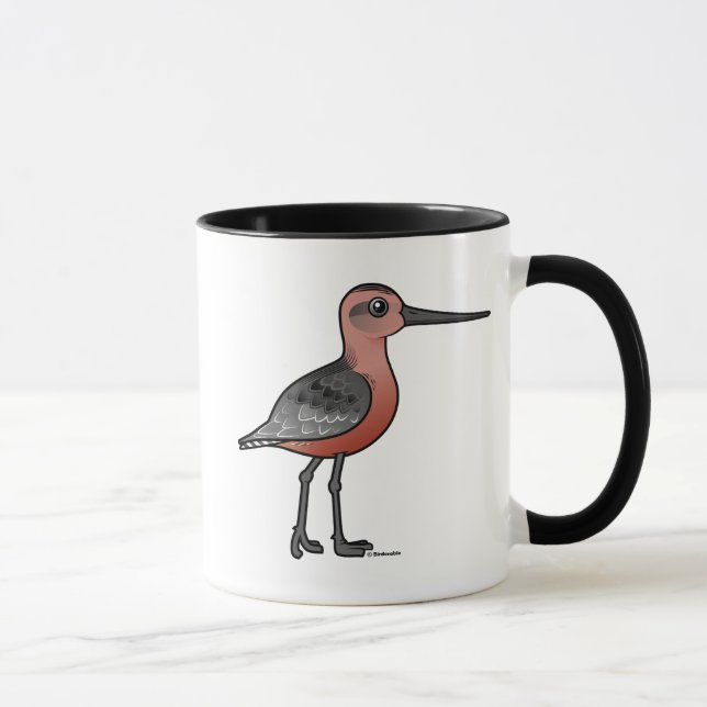 Schnepfe mit gestreiftem Schwanz Tasse (Rechts)