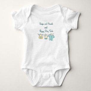 Schnipsel und Schnecken und Welpen Schwänze Baby Strampler