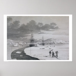 Schnitt in Winter-Insel im Oktober 1821 von 'Jo Poster