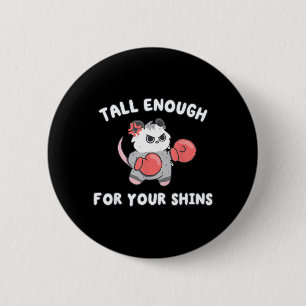 Schnitt lustig groß genug für Schienbeine Possum B Button