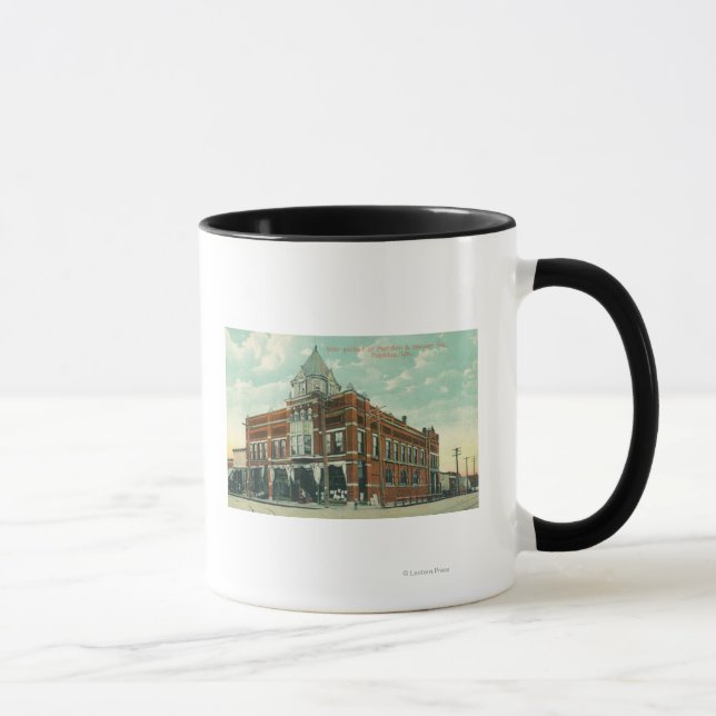Schnittstellenansicht von Meridian und Stewart Str Tasse (Rechts)