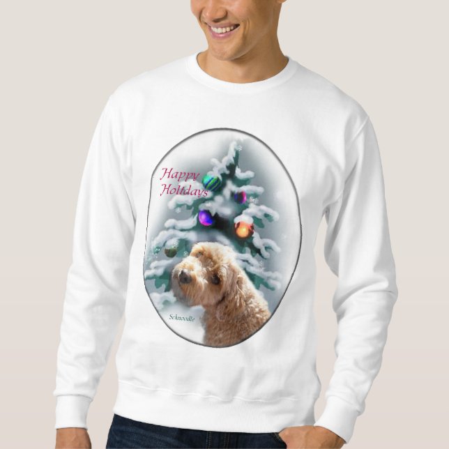 Schnoodle Christmas Geschenke Sweatshirt (Vorderseite)