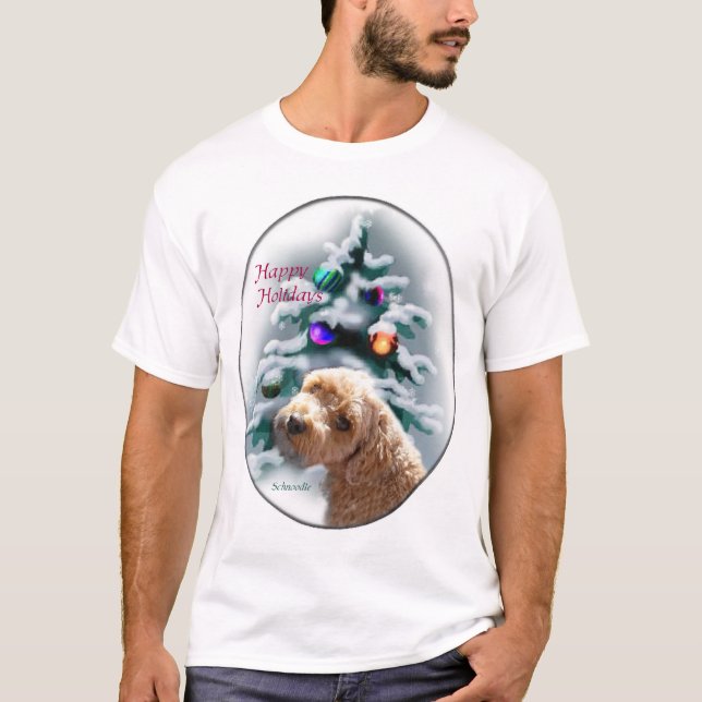 Schnoodle Christmas Geschenke T-Shirt (Vorderseite)