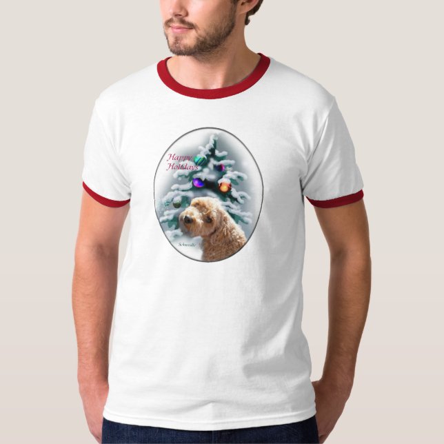 Schnoodle Christmas Geschenke T-Shirt (Vorderseite)