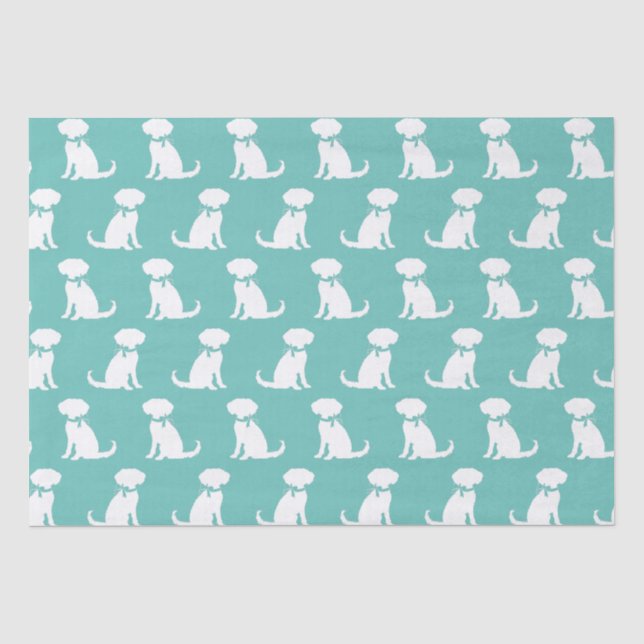 Schnoodle Dog Puppy Seidenpapier (Vorderseite)