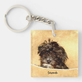 Schnoodle Dog Schlüsselanhänger