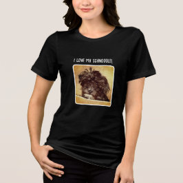 Schnoodle Dog Tri-Blend Shirt
