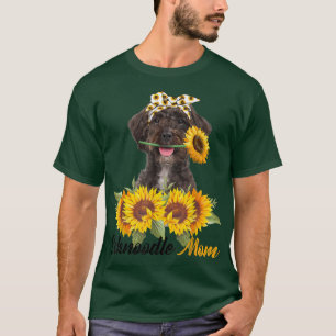 Schnoodle Mama Sonnenblumen Sommer Hund Mama Mama T-Shirt