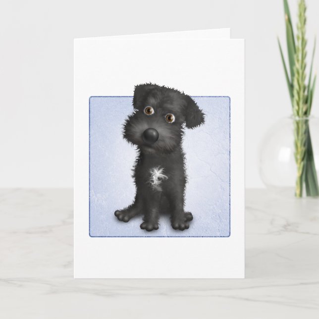 Schnoodle (schwarz) karte (Vorderseite)