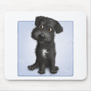 Schnoodle (Schwarzes) Mousepad