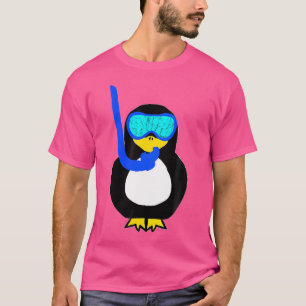 Schnorchel Pinguin Schnorcheln Wasser Bird Scuba T T-Shirt