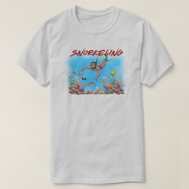 Schnorchel-T - Shirt (Design vorne)