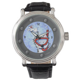 Schnorchel Westies Armbanduhr