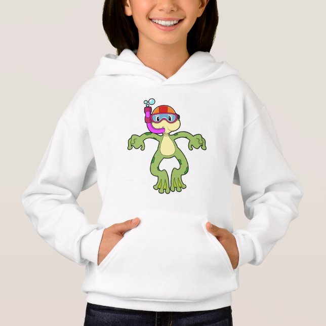 Schnorcheln Hoodie (Vorderseite)