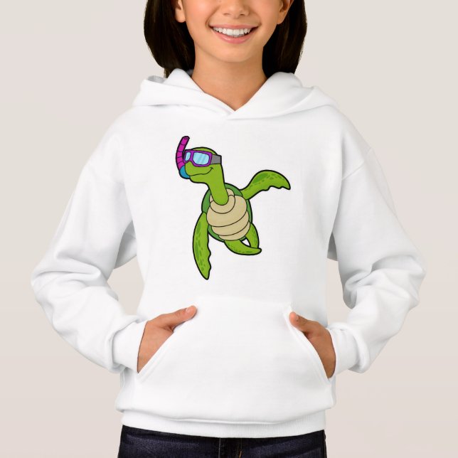 Schnorcheln Hoodie (Vorderseite)