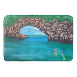 Schnorcheln im Paradies Badematte