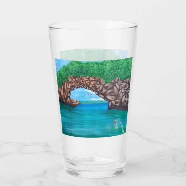 Schnorcheln im Paradies Glas (Rückseite)