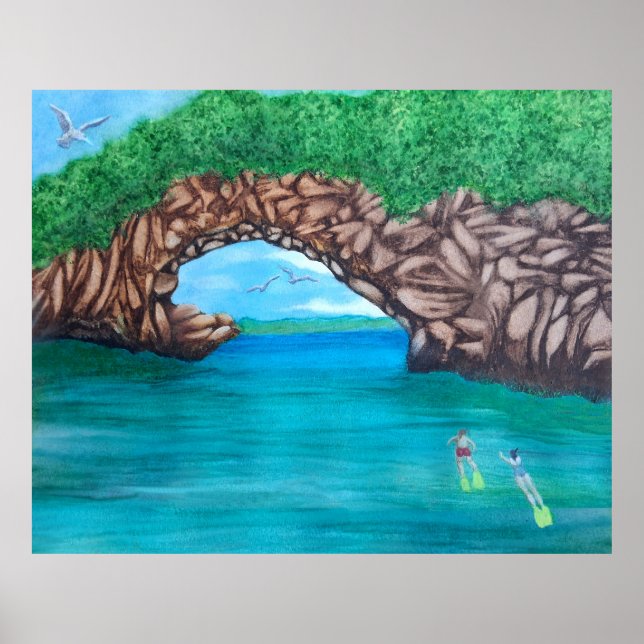 Schnorcheln in Wunderland Poster (Vorne)