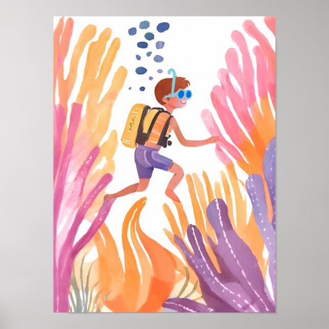 Schnorcheln ist phantastisch poster (Vorne)