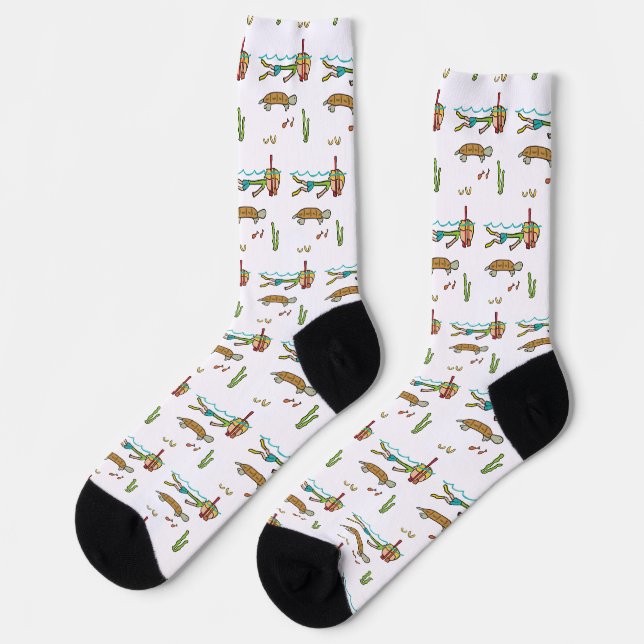 Schnorcheln Socken (Linkes Detail)