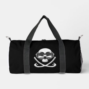 Schnorcheln und Tauchen Piratenschädel Flagge Duffle Bag