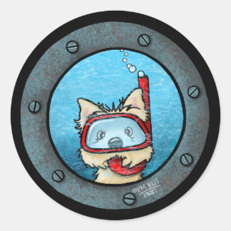 Schnorcheln von Cairn Stickers