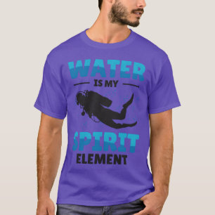 Schnorcheln Wassersport Geist Element Tauchen lust T-Shirt