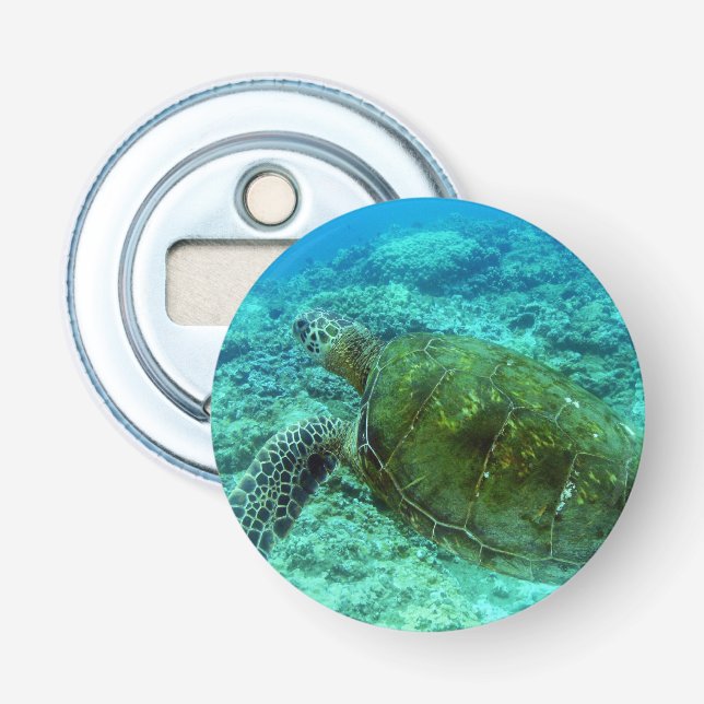 Schnorchelndes Barbuda Flaschenöffner (Vorderseite)