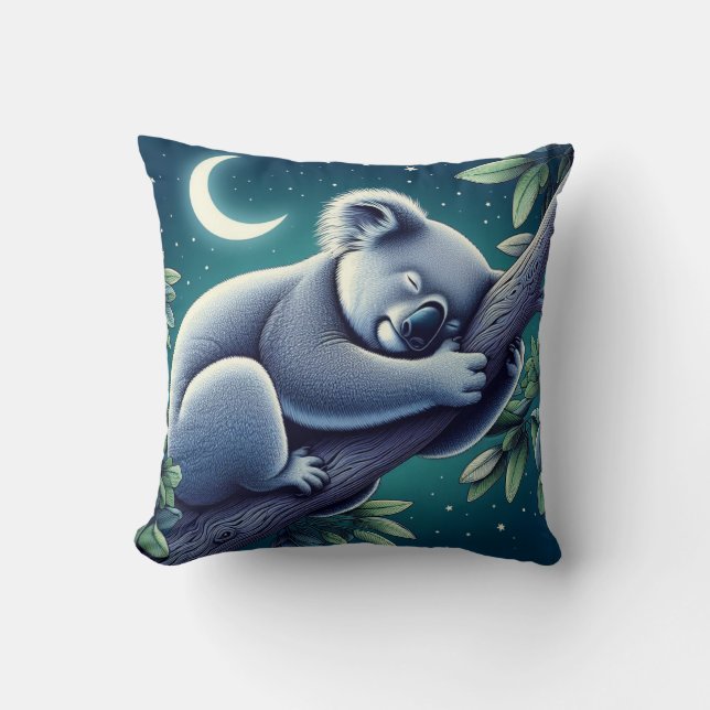 Schnuppern Sie mit unserem köstlichen Koala Plush  Kissen (Vorderseite)
