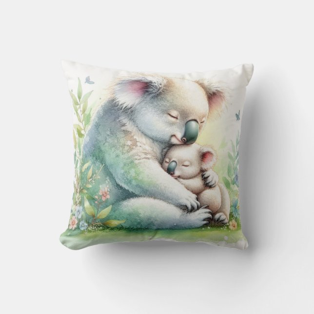 Schnuppern Sie mit unserem köstlichen Koala Plush  Kissen (Vorderseite)