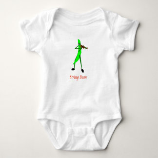 Schnur-Bohne Baby Strampler