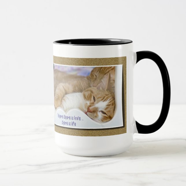Schnüren von Kätzchen Tasse (Rechts)