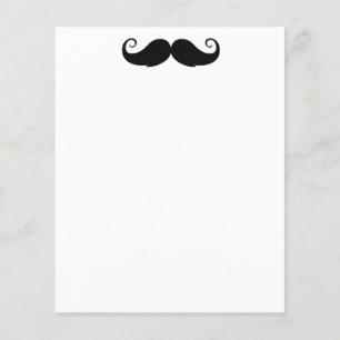 Schnurrbart 11,4 cm x 14,2 cm Flyer
