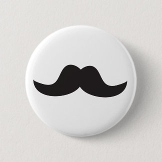 Schnurrbart Button
