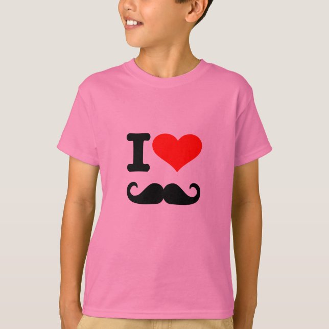 Schnurrbart der Liebe I T-Shirt (Vorderseite)