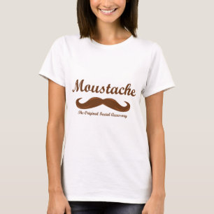 Schnurrbart - der ursprüngliche Gesichtszusatz T-Shirt