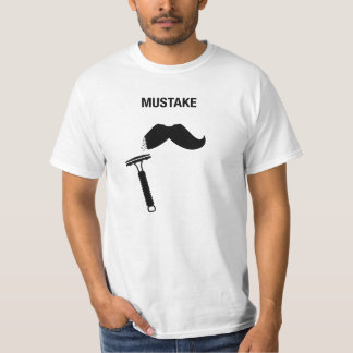 Schnurrbart-Fehler De-Sicherheits-Rasiermesser - T-Shirt