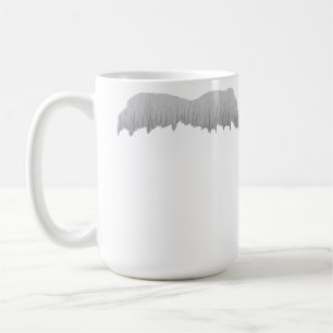 Schnurrbart gepasst für ein Genie Kaffeetasse
