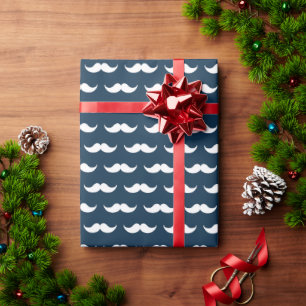 Schnurrbart Geschenkpapier