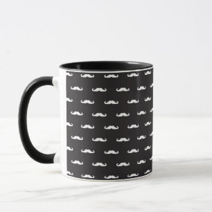 Schnurrbart-Hipstermuster Tasse