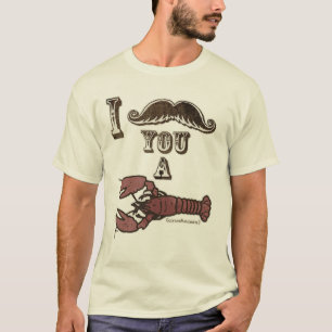 Schnurrbart I Sie ein Krebs T-Shirt