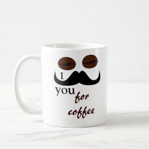 Schnurrbart I Sie für Kaffee-Tasse Kaffeetasse