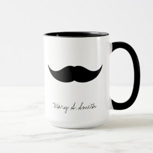 Schnurrbart-individueller Name Tasse